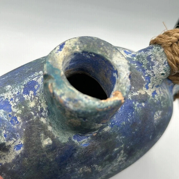 Beautiful unique vintage ceramic handmade vase - Picture 8 of 10